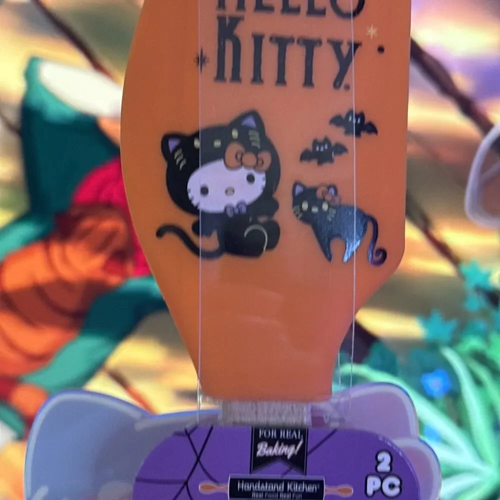 Hello Kitty Cutter Spatula Set 2 Pc 2024 Sanrio Halloween Spooky Cookie Baking